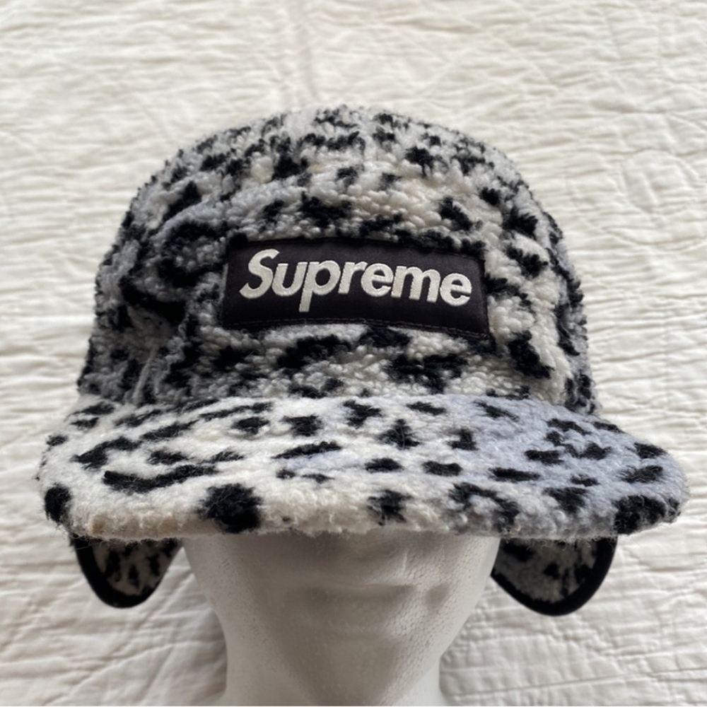 Supreme Leopard Polar Fleece Cap